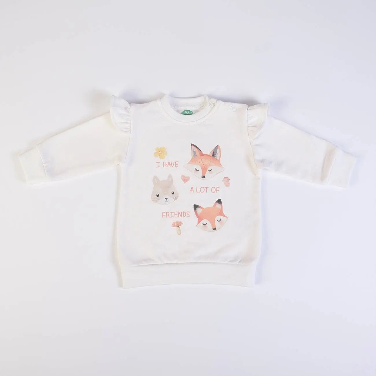 Ensemble jogging 2 pièces (sweat-shirt à ouverture épaule + pantalon côtelé) - AW 25-26 FS Baby