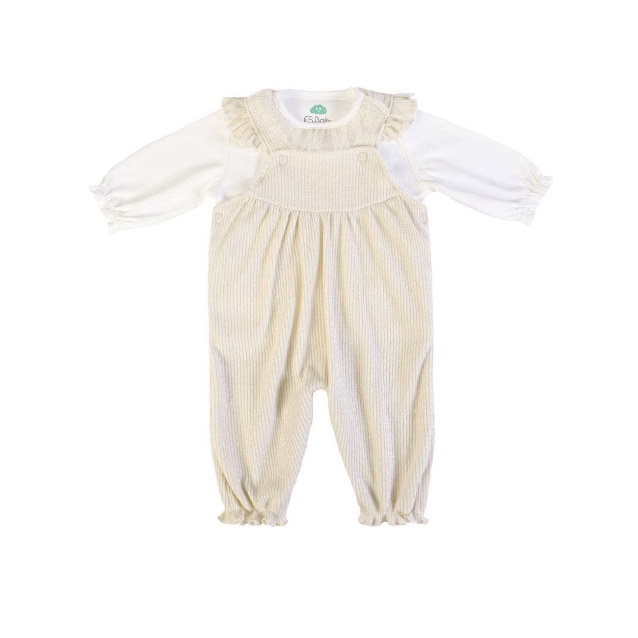 Ensemble salopette tricotée et t-shirt manches longues - AW 25-26 FS Baby